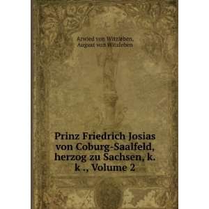  Prinz Friedrich Josias von Coburg Saalfeld, herzog zu 
