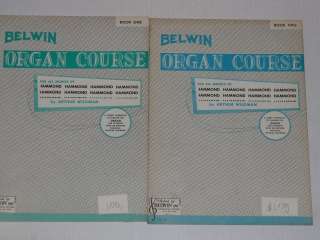 Belwin Organ Course Hammond Arthur Wildman Book 1 and 2  