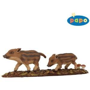  Papo 53013 Pair Of Boar Cubs Figure Toys & Games