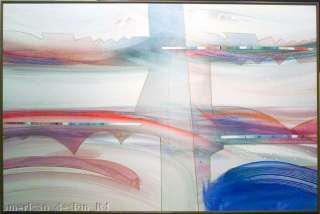 Daniel Lencioni Abstract AH104 signed Original acrylic Art Painting 