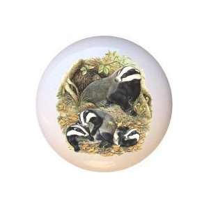  Badger and Cubs Drawer Pull Knob