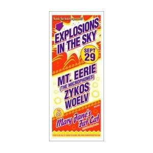  EXPLOSIONS IN THE SKY   Limited Edition Concert Poster 