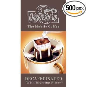 One Fresh Cup Decaffeinated (Pack of 500)  Grocery 