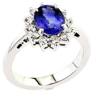   sapphire ,white diamond and white gold ring. Vanna Weinberg Jewelry