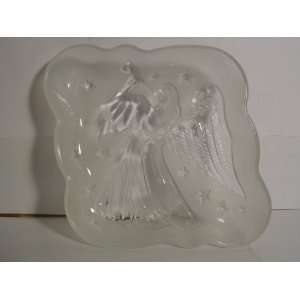   Celebrations Crystal Clear 7 Trumpeting Angel Plate