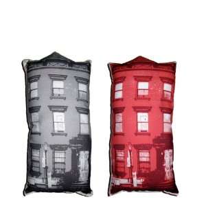  Build Your Block Brownstone III Pillow