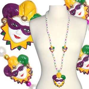  Jester Mask Necklace Toys & Games