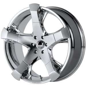 Greed Hang Tyme 22x9.5 Chrome Wheel / Rim 5x115 with a 10mm Offset and 