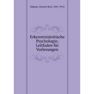   ; Leitfaden fÃ¼r Vorlesungen Goswin Karl, 1841 1916 Uphues Books