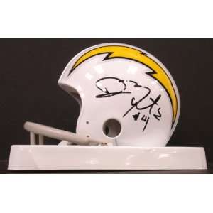 Ryan Mathews Chargers Autographed Mini Helmet Auto