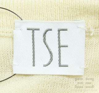 TSE Beige Knit Tiered Ruffle And Silk Lined Sleeveless Dress  