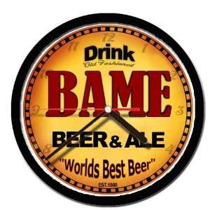  BAME beer and ale cerveza wall clock 