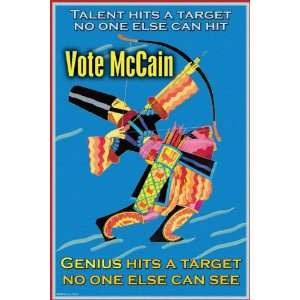  Vote for McCain 20X30 Canvas Giclee