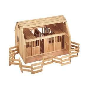  Maxim Large Stable w/ Corral [Toy] Toys & Games