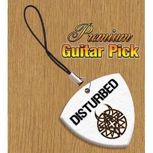  Disturbed Mobile Phone Charm Bass Guitar Pick Both Sides 