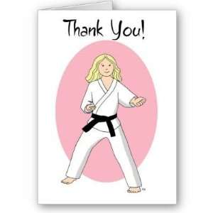  Karate Princess Thank You Cards Toys & Games
