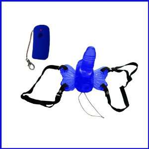  Butterfly Vibrator Strap on Remote Control Wireless Blue 