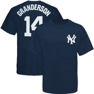  New York Yankees Curtis Granderson Youth Name and Number 