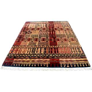 8ft x 9ft Hand Knotted Nepal Wool Rug  