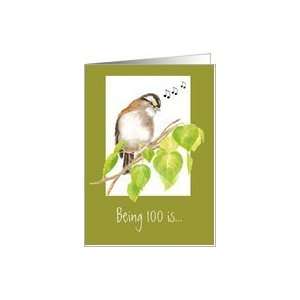 Song Sparrow being 100 is Card