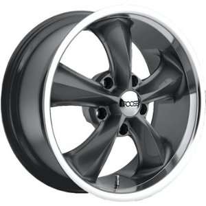 Foose Legend 17x7 Gray Wheel / Rim 5x4.75 with a 1mm Offset and a 72 