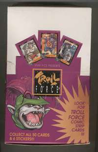 Troll Force Trading Card Box Star Pics 1992  