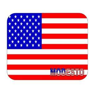  US Flag   Modesto, California (CA) Mouse Pad Everything 