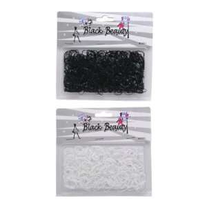  500 Pcs Rubber bands Black and White Case Pack 72   705817 