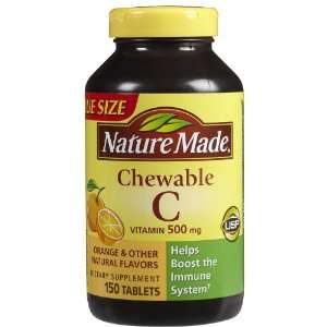  Nature Made Chewable C Vitamin 500mg 