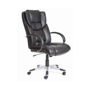   Back Chair in PurSoft with Platinum Finish Base 340H