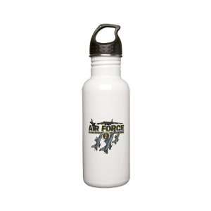 Stainless Water Bottle 0.6L US Air Force with Planes and Fighter Jets 