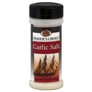 Traders Choice Garlic Salt, 4.25 Ounce Grocery & Gourmet Food