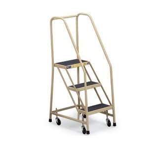 GILLIS Rubber Tread Office Ladders   Almond  Industrial 