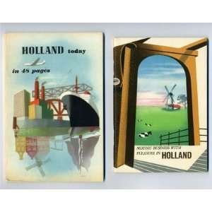  Holland Pictorial Booklets 1950 Mixing Business with 