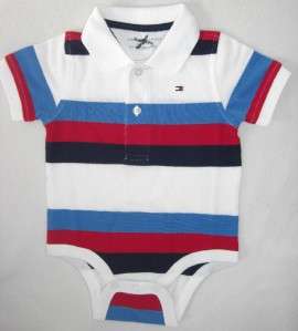 Tommy Hilfiger Boys Polo Shirt Baby Grow 3 18 Months  