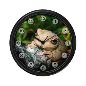  Tree Frog Photography Wall Clock by 