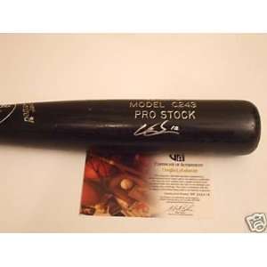  Clint Barmes Autographed Bat   GAI   Autographed MLB Bats 