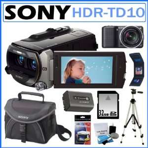   Sony NEX 3K/B Camera + 32GB CARD + Extra Sony Battery + Sony Camcorder