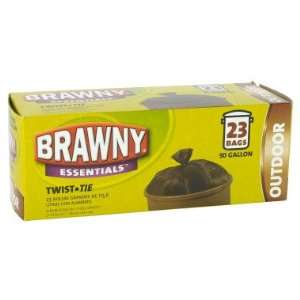  Brawny Essentials Outdoor Trash Bags   30 Gallon, 23 Pack 