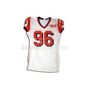   White No. 96 Game Used UTEP Russell Football Jersey