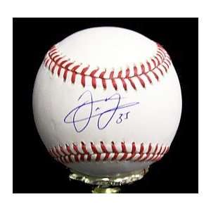  Frank Thomas Autographed Baseball (Scoreboard 