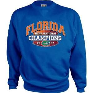   NCAA Basketball National Champions Blue Big Time Crewneck Sweatshirt