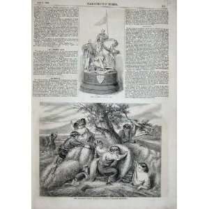 1858 Chester Cup Horse Racing Children Country Hayfield 