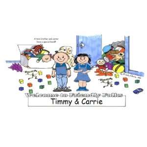  Twins Personalized Cartoon Mouse Pad 