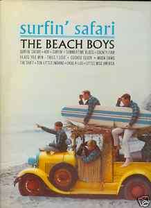 beach boys surfin safari/surfin usa 2x lp aust mono  