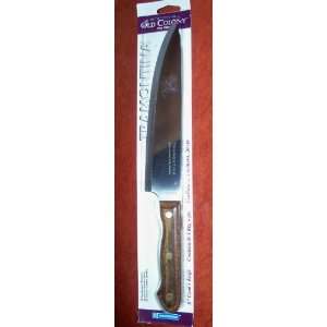 Tramontina Old Colony Cooks Knife   8 Inch Blade w/ Hardwood Handle 
