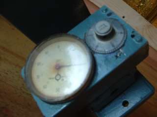 TRAV A DIAL .001 INDICATOR WITH BRIDGEPORT BRACKET (# BR 71)   LATHE 