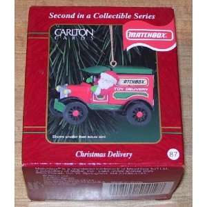 Carlton Cards Heirloom Collection Matchbox Christmas Delivery