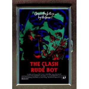  THE CLASH RUDE BOY 1980 POSTER ID Holder, Cigarette Case 