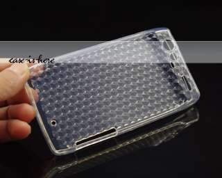 5x Soft Gel Skin Diamond Pattern TPU Case Cover For Motorola Droid 